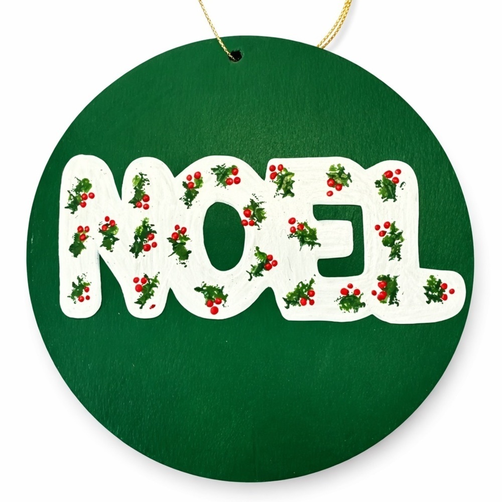 Noël Wooden Christmas Ornament